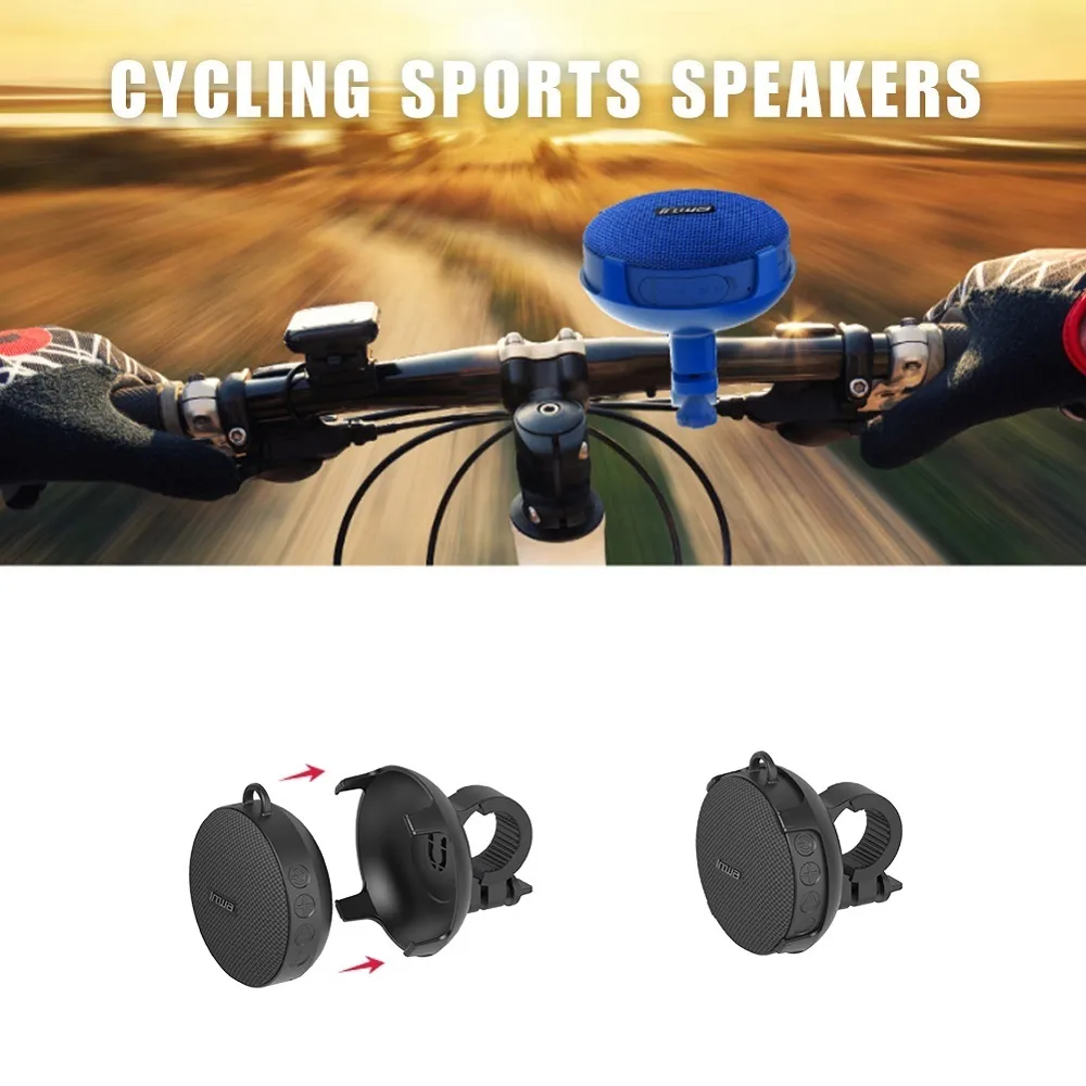 Altoparlanti portatili INWA MZ-360 Altoparlante per bicicletta Bluetooth wireless TF USB IPX7 Impermeabile e anticaduta per musica all'aperto Supporto per bici 221022