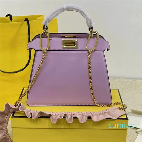 Correntes ruched saco crossbody bolsas bolsas de bolsa feminina bolsa de bolsa genu￭na hardware hasp hasp com letra de moda cl￡ssica letra