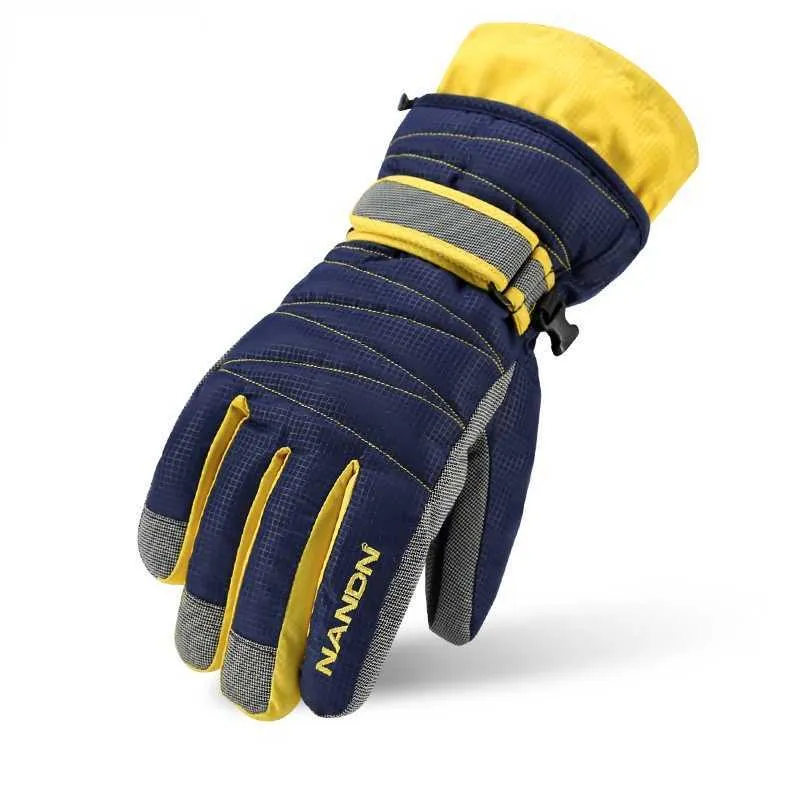 Guantes de ciclismo Hombres Mujeres Skiing Winter Wram Padre-Hold a prueba de agua a prueba de viento en espesor L221024