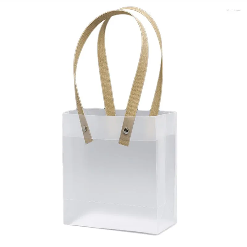 Confezione regalo 5 pezzi borsa in PVC satinato confezione natalizia caramelle damigella d'onore matrimonio souvenir fiori borsa anno