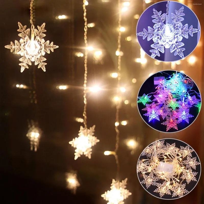 Strisce Led String Lights Ghiacciolo Light Holiday Party Wave Fairy Per Park Trees Wedding Background Layout