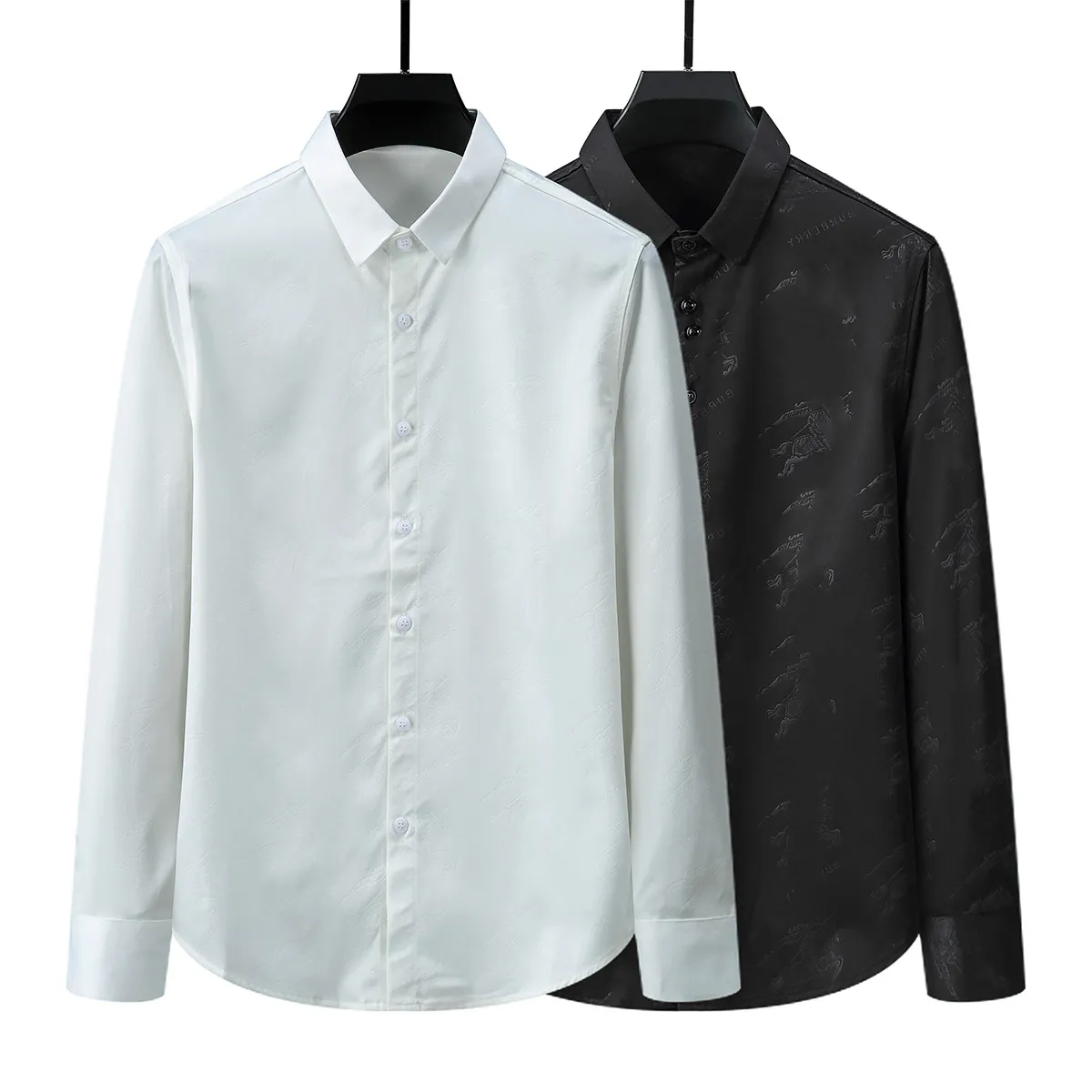 T-shirts pour hommes Designer Hommes Chemises d'affaires formelles Mode Chemise décontractée à manches longues M-3XL09