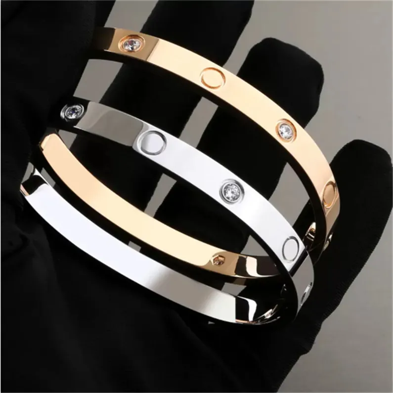 Mode Armbänder Femme Vintage Titan Stahl Manschette Schraube Armreif Für Frauen Luxus Designer Schraubendreher Armreifen Designer Armbänder Herren Schmuck