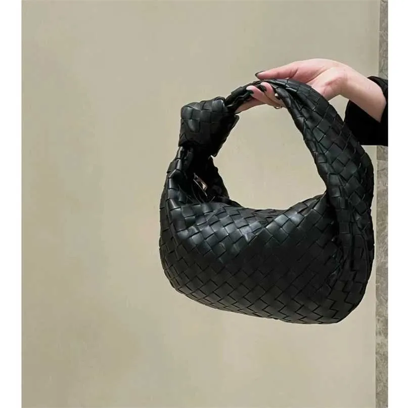 Designer Bottegas Bags Venetas Hobo curved leather handbag new edition jodie first generation woven womens bag napa sheepskin knotted round armpit