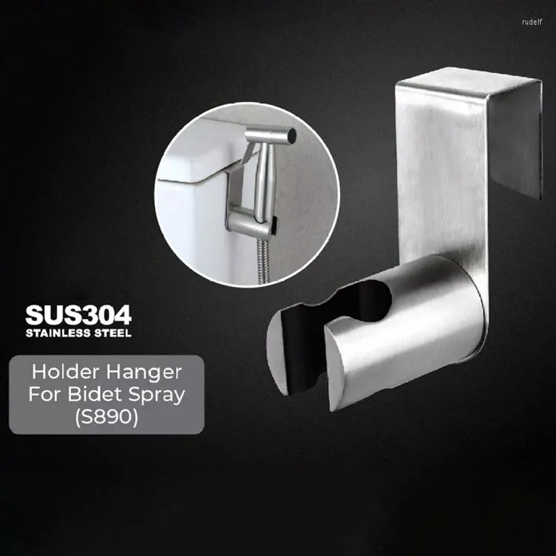 Bidet Faucets Toilet Sprayer Holder Stainless Steel Hook Hanger For Brushed Nickel