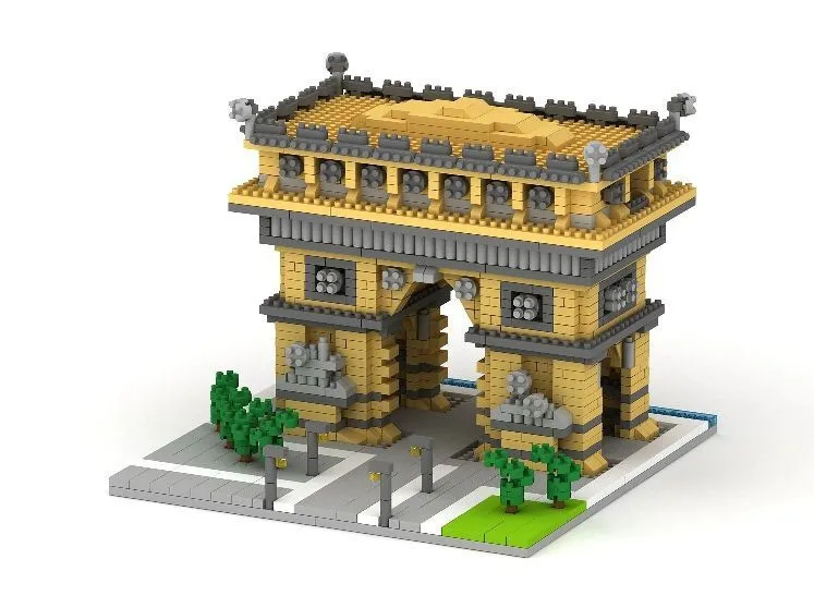 Micro Block Architecture Set - World Landmarks Building Toys: Taj Mahal ...