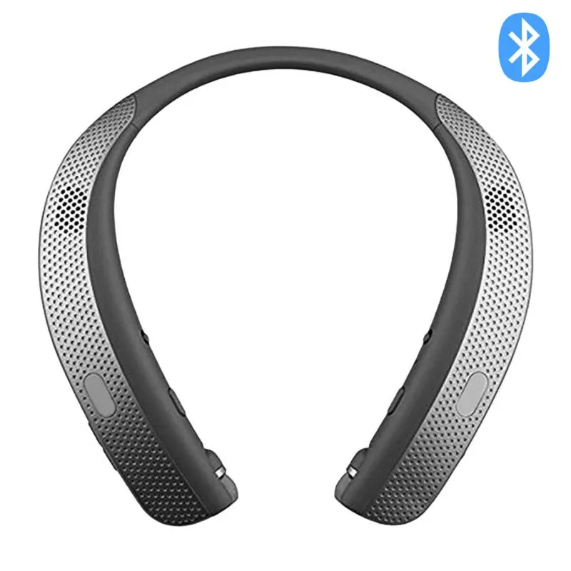 Mode mobiele telefoon oortelefoons HBS-W120 Bluetooth-hoofdtelefoons lichtgewicht stereo nekband draadloze headset met luidspreker voor sportoefening game call