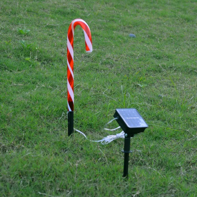 Other Festive & Party Solar cane light one drag four five candy lights Christmas decoration LED holiday lights