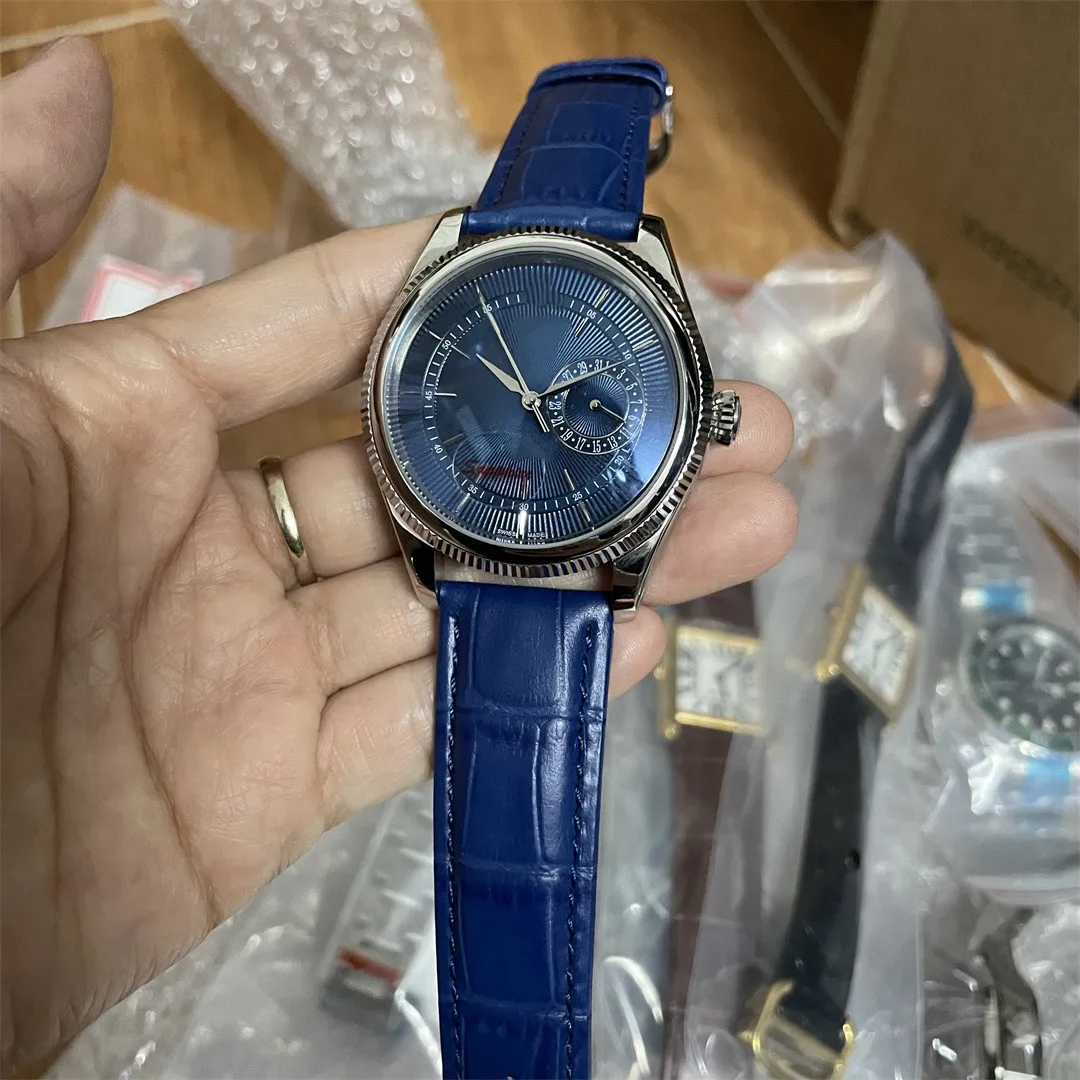 Sprzedawaj klasyczny styl na rękę ze zegarem ze stali nierdzewnej Strażnik Strażnik Automatyczny zegarek Male Clock Fashion Business Nowe zegarki R47303J