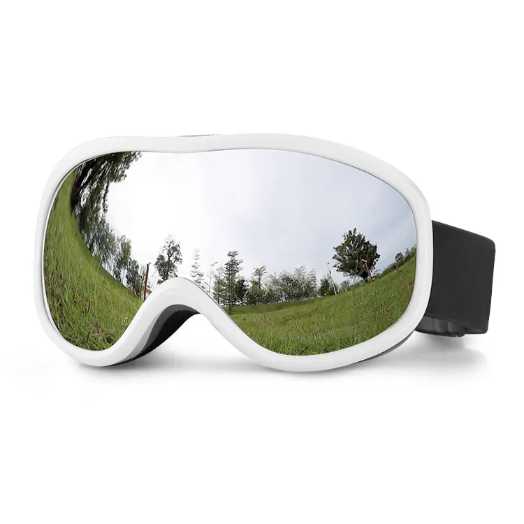 Outdoor-Brillen, Ski, doppelschichtig, beschlagfrei, großes Sichtfeld, sphärischer Augenschutz, für Erwachsene, Herren und Damen, Outdoor-Schneebrille, winddicht