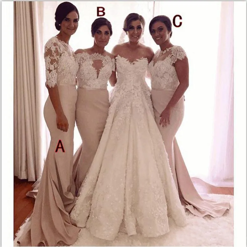Handmade hot sale bridesmaid dresses