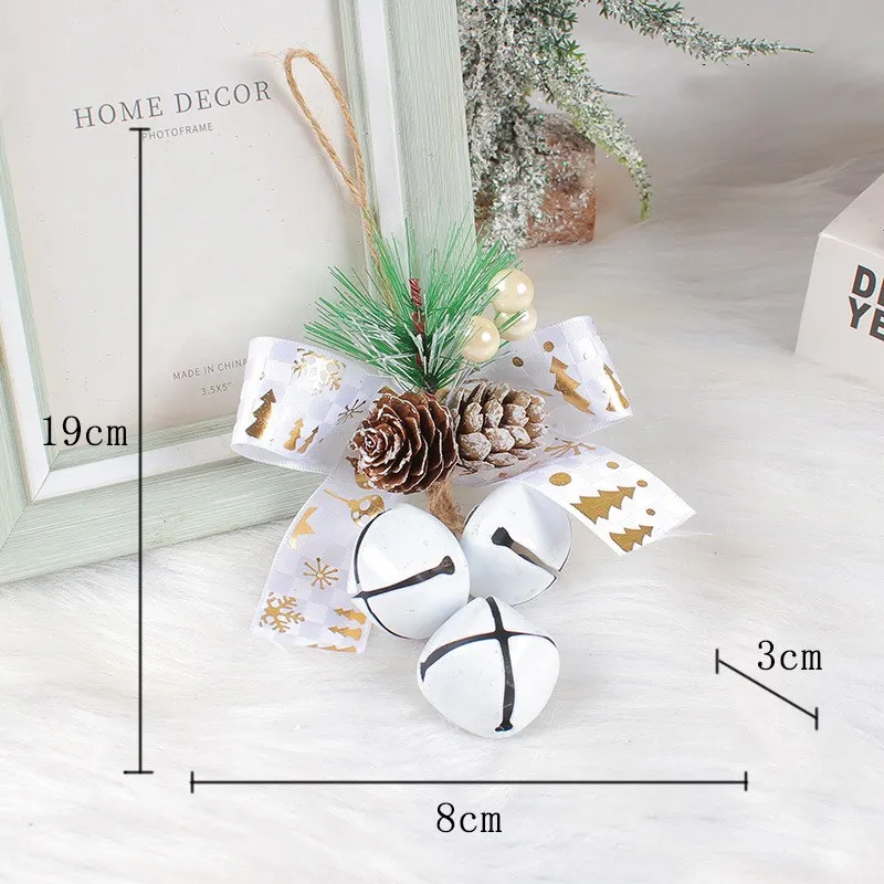 Weihnachtsdekorationen Neue Christma Bell Accessoires Anh￤nger DIY Einkaufszentrum Weihnachtsbaum Pbow Dekoration