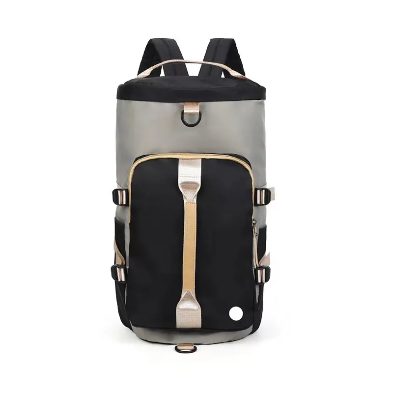 LL nowy worek marynarski na siłownię plecaki turystyczne wielofunkcyjny bagaż podręczny dla mężczyzn kobieta wodoodporne torby Fitness sportowy torba na ramię