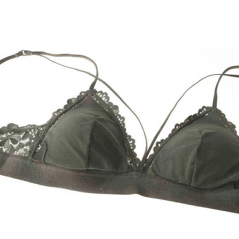 army green bralette