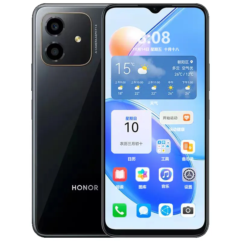 オリジナルHuawei Honor Play 6C 5G携帯電話6GB 8GB RAM 128GB ROM OCTA CORE SNAPDRAGON 480 ANDROID 6.5 "大きなフルスクリーン13MP 5000MAH FACE ID指紋スマート携帯電話