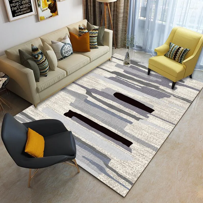 Mattor Nordic för vardagsrum Dekorativa mattor sovrum soffa soffbord matta mjukt modernt studie golvmatta barn tatami mattor