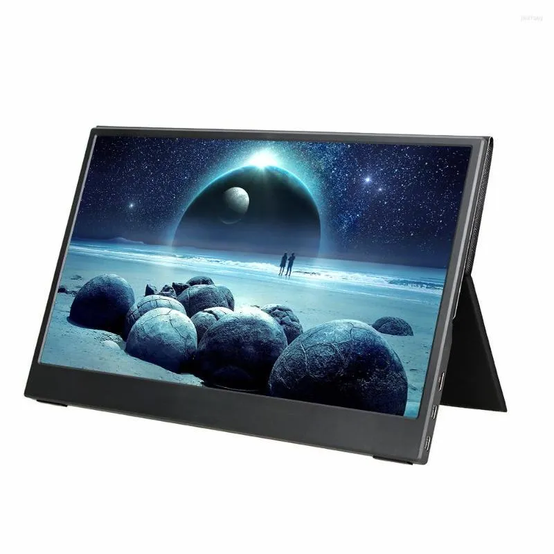 15,6 tum UHD Pekskärm Portable Monitor för telefon PS4 PS5 Switch Gaming Laptop PC LCD Display