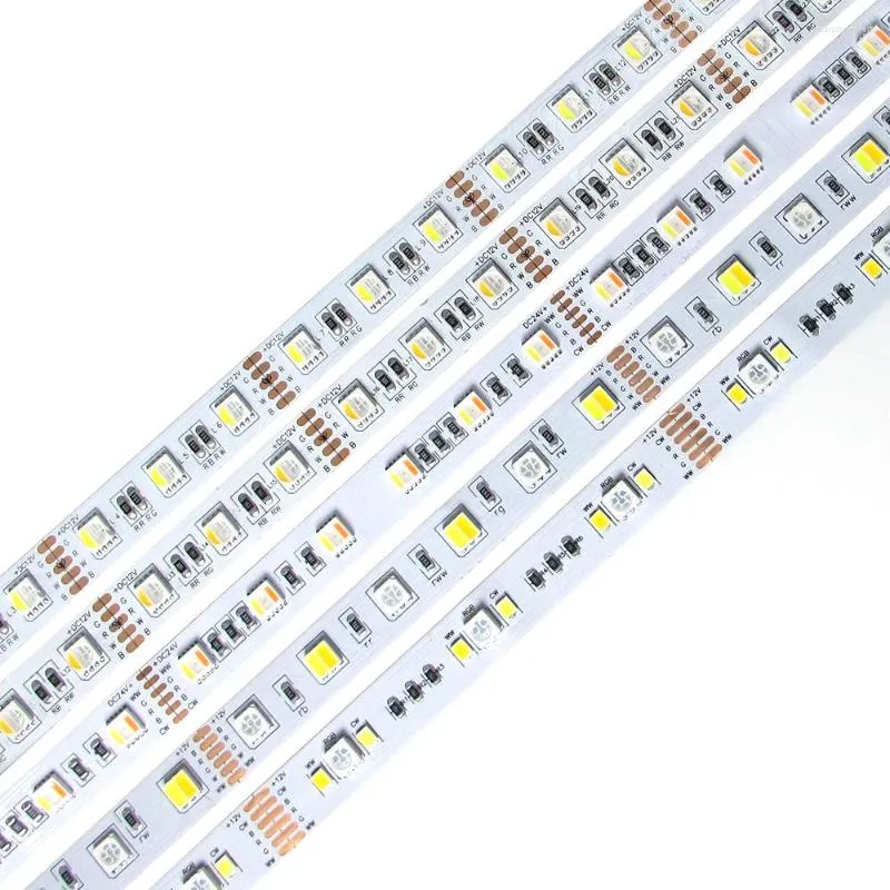 ストリップRGB LEDストリップライト12V SMD 4IN1 5IN1 CCT 60LEDS/M 5色