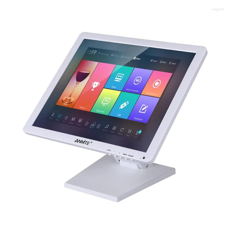 Anmite 17 "TFT LCD Touch Monitör PC İsteğe Bağlı Direnç /Kapasitif LED Ekran Bilgisayar Ekranı