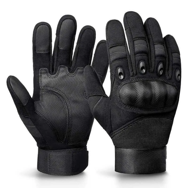 Gants de cyclisme Nouveau gant tactique de moto Sport doigt complet écran tactile militaire protection équitation tir chasse L221024