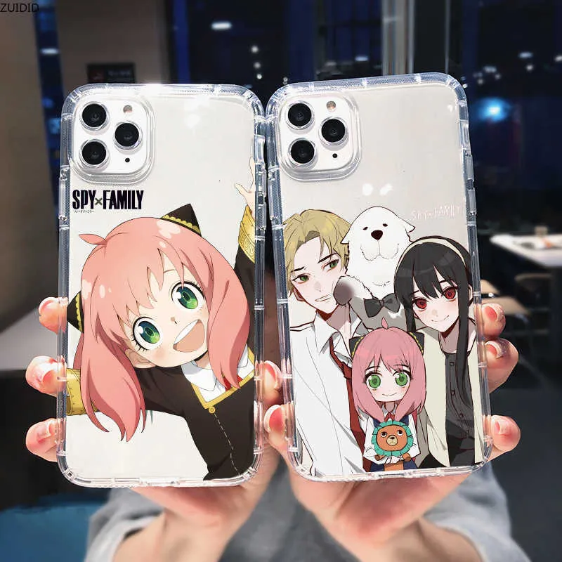 Cell Phone Cases Anime Spy X Family Anya Yor Case For I 13 Pro