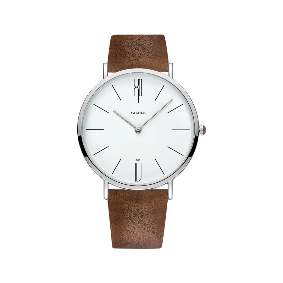 HBP Watch for Mens Leather Strap Quartz Watches Sports Wristwatches Designer Design Montres de Luxe