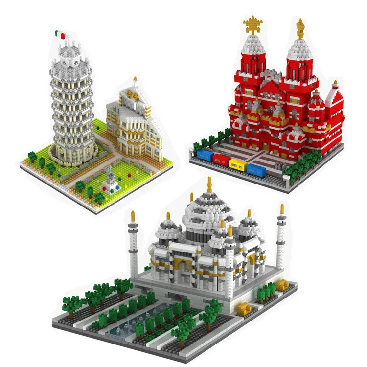 Building Blocks Mini: Architectural Wonders Set, Miniature Landmark ...