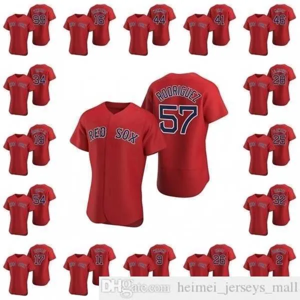 2021 Baseball Hommes Andrew Benintendi Maillots Cousus Alex Verdugo Brandon Workman Chris Vente Collin McHugh Femmes Jeunes Enfants Jersey