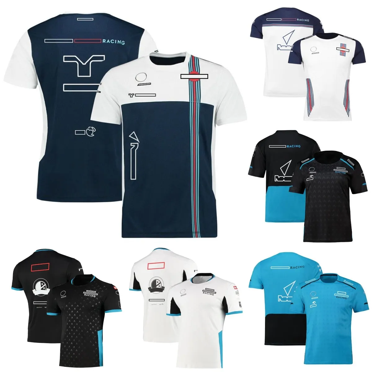 Nuova t-shirt F1 Tifosi della squadra di Formula 1 T-shirt casual Racing Race Uomo Donna Estate Quick Dry Maniche corte Top Plus Size Jersey Tee