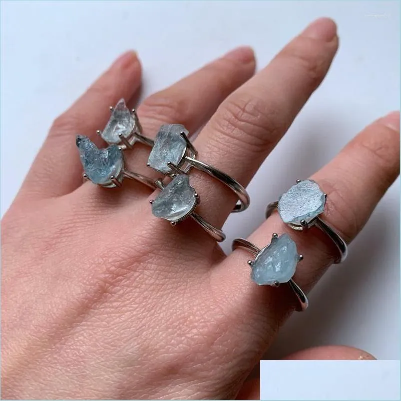 Обручальные кольца обручальные кольца натуральный камень аквамариновое кольцо подлинное для женщин.