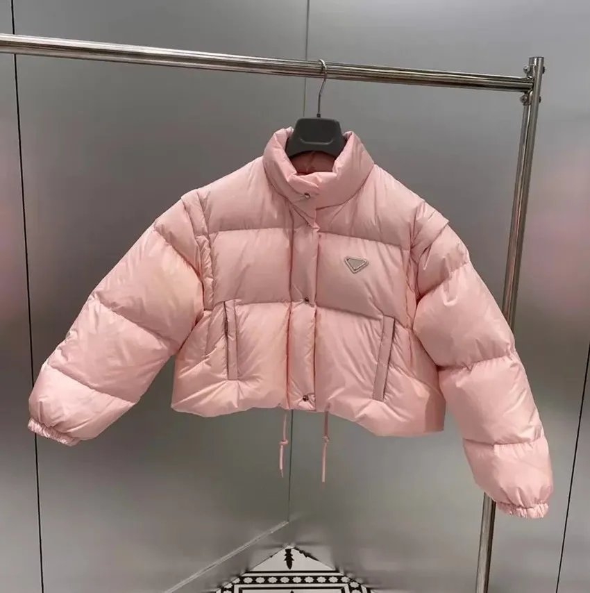 Kadın Puffer Coats Parka Tasarımcı Küfür Ceketleri Kadın Kışlık Ceket Ceketli Ceket Kadın Rüzgar Derecesi Uzun Kollu Mektup Fermuar Palto Soyu Soyunabilen Açık Mekan