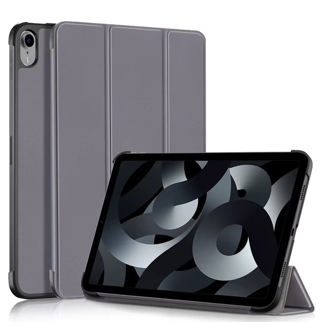 Étuis en cuir pour iPad 10.9 10.2 Air 3 10e 9e 8e génération 10,9" Étui intelligent mince de protection pliable pour tablette avec fonction de veille et de réveil automatique