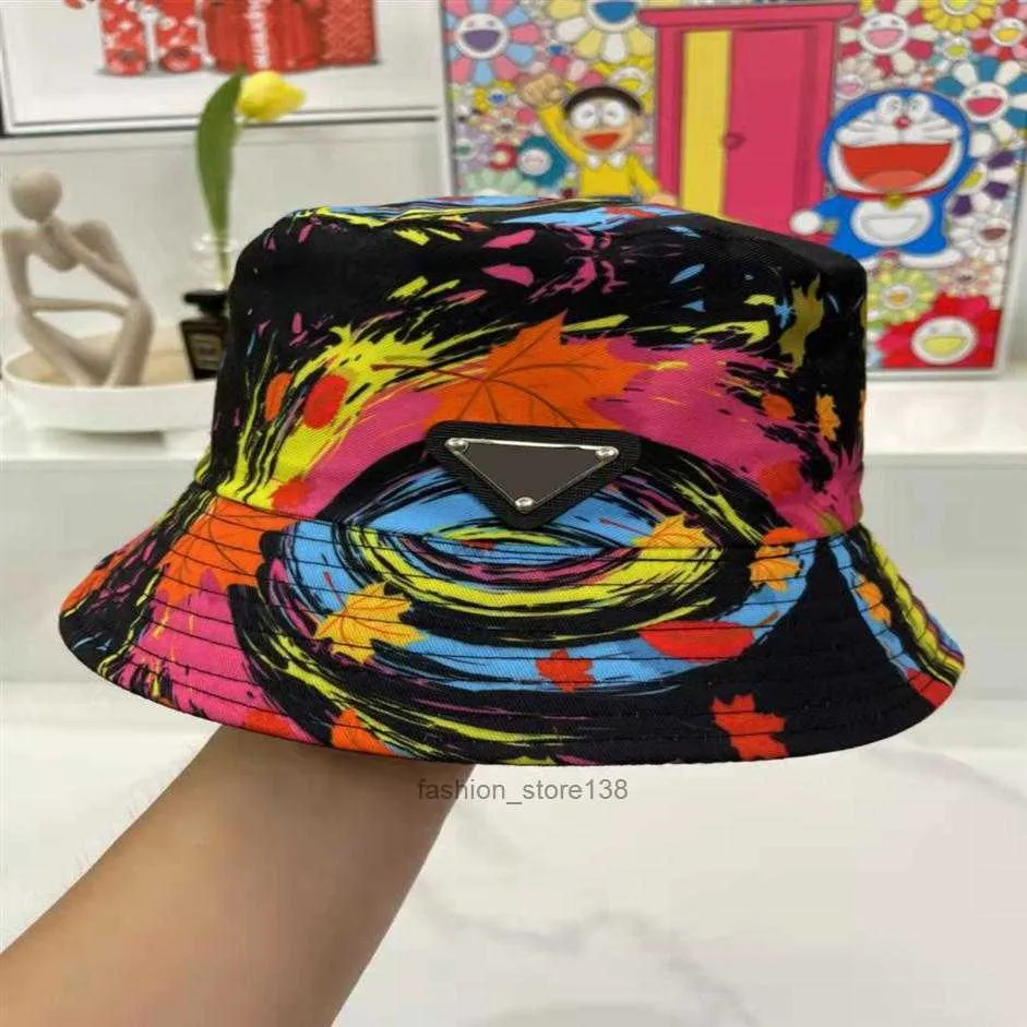 Luxurys Designers Bucket Hat Mens and Womens高品質のファッションレジャー漁師帽子夏の太陽の落書き