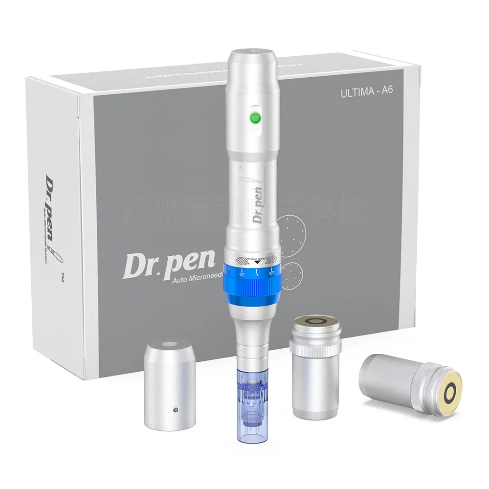 Recarregável Microneedle caneta poderosa Ultima Dr.Pen A6 Auto Micro Needleg System Skin Care Tools