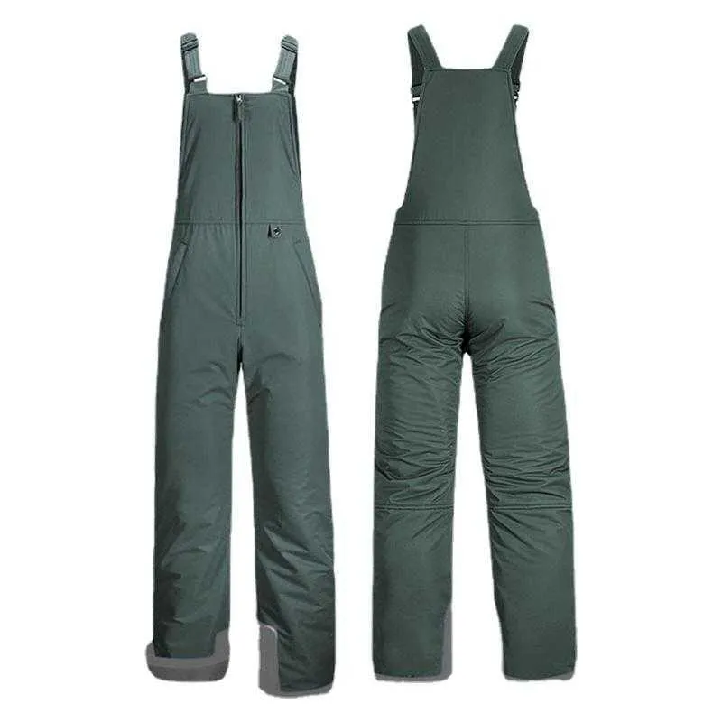 Skidåkning Bib Pants Isolerade overaller Ripstop Warm Snowboard Comfortab Snöhaklappar för män och kvinnor L221025