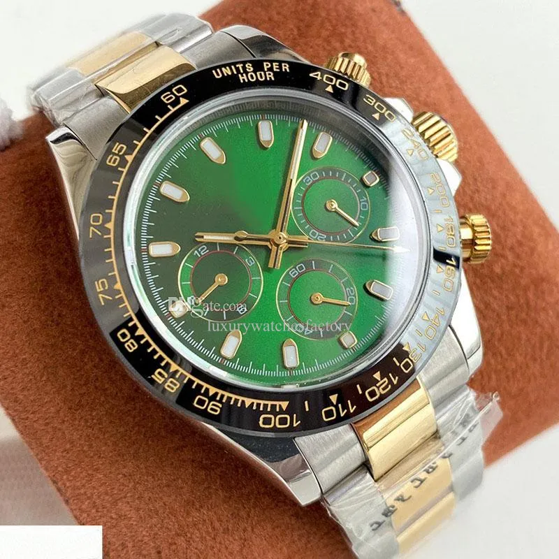 Masowe męże zegarki mechaniczne zegarek Business Watch Life Waterproof Steel Case Watches 40 mm Montre de Luxe Rekround na rękę dla mężczyzn