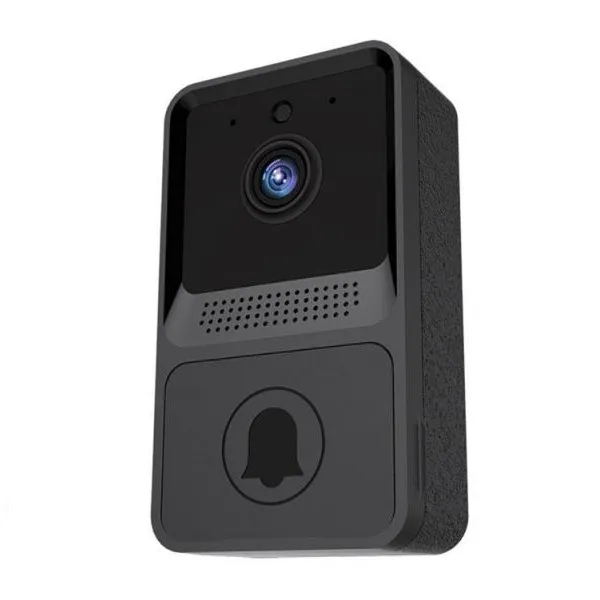 Timbre inalámbrico con cámara y timbre, timbre de vídeo WiFi, kits de timbre de puerta de seguridad para el hogar, almacenamiento gratuito en la nube, Larga modo de reposo