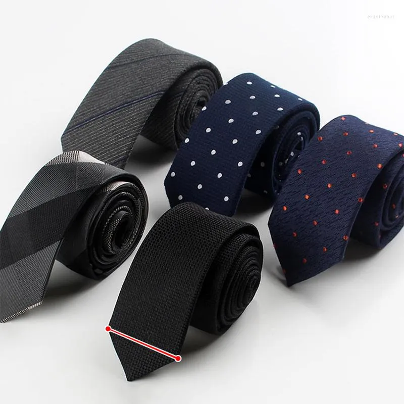 Bow Ties Fashion Designer Men's Polka Dot Tie 5CM-6CM Slim Neck Formal Business Meeting For Men Pack With Gift Box