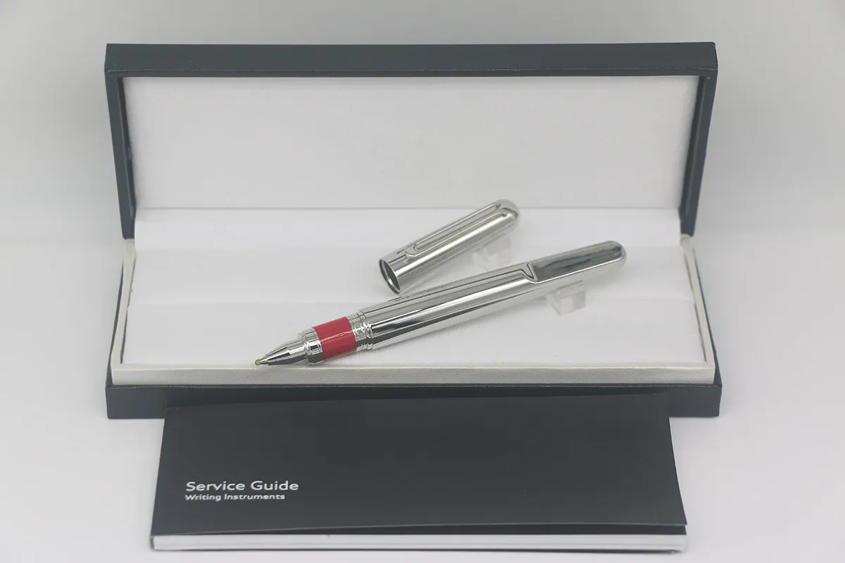 Classi Metal Silver Roller Pen M Tapa magn￩tica para la oficina escolar Escribir regalo perfecto