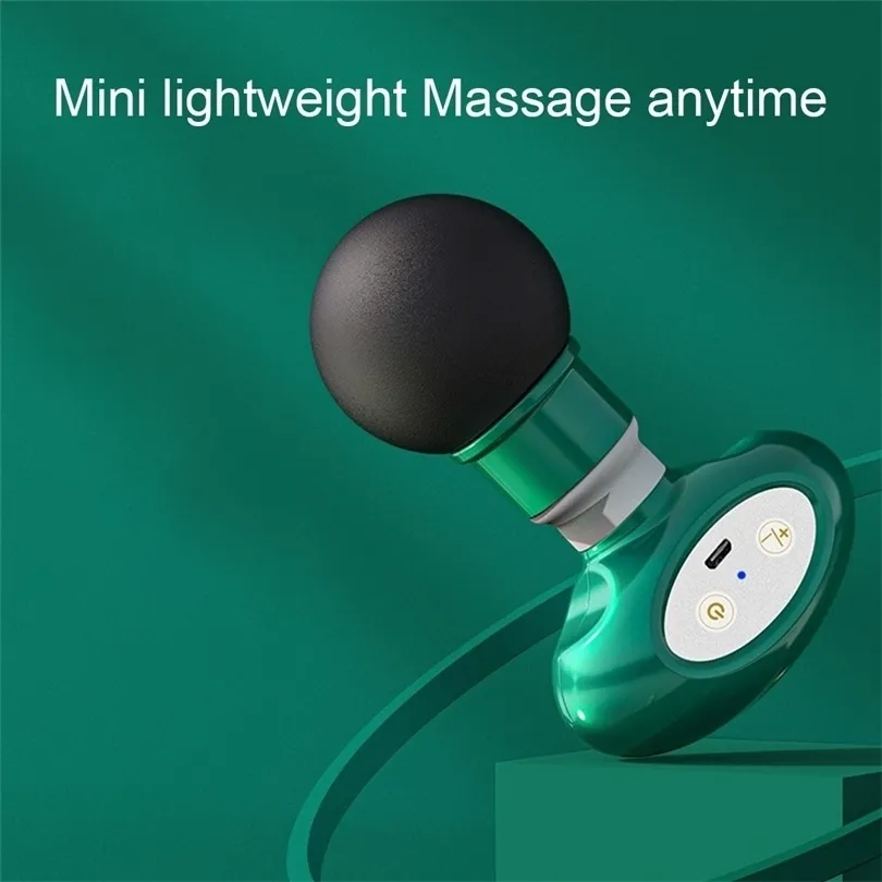 Full Body Massager Mini Massager Pistool Elektrisch Spier Ontspanning Vormgeven Afslanken Fitness Body Trainen Massage Rug Been Schouder Fascia Gun Spa 221024