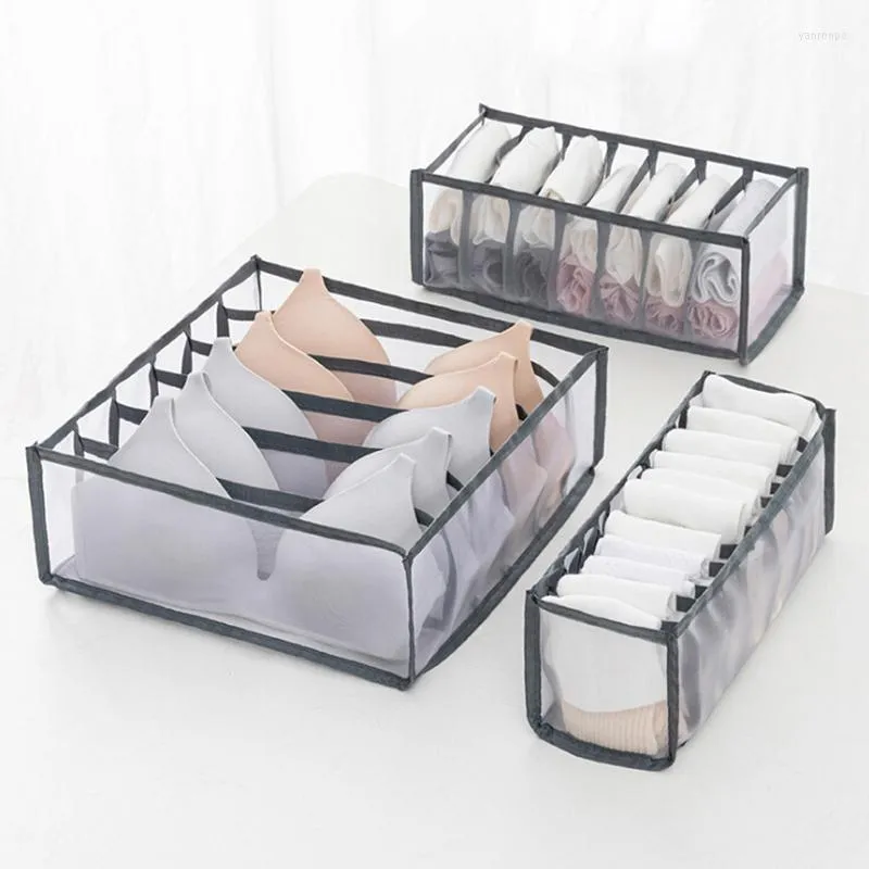 Förvaringslådor 3st underkläder Bag Socks BH Drawer Organizer Compartment Box