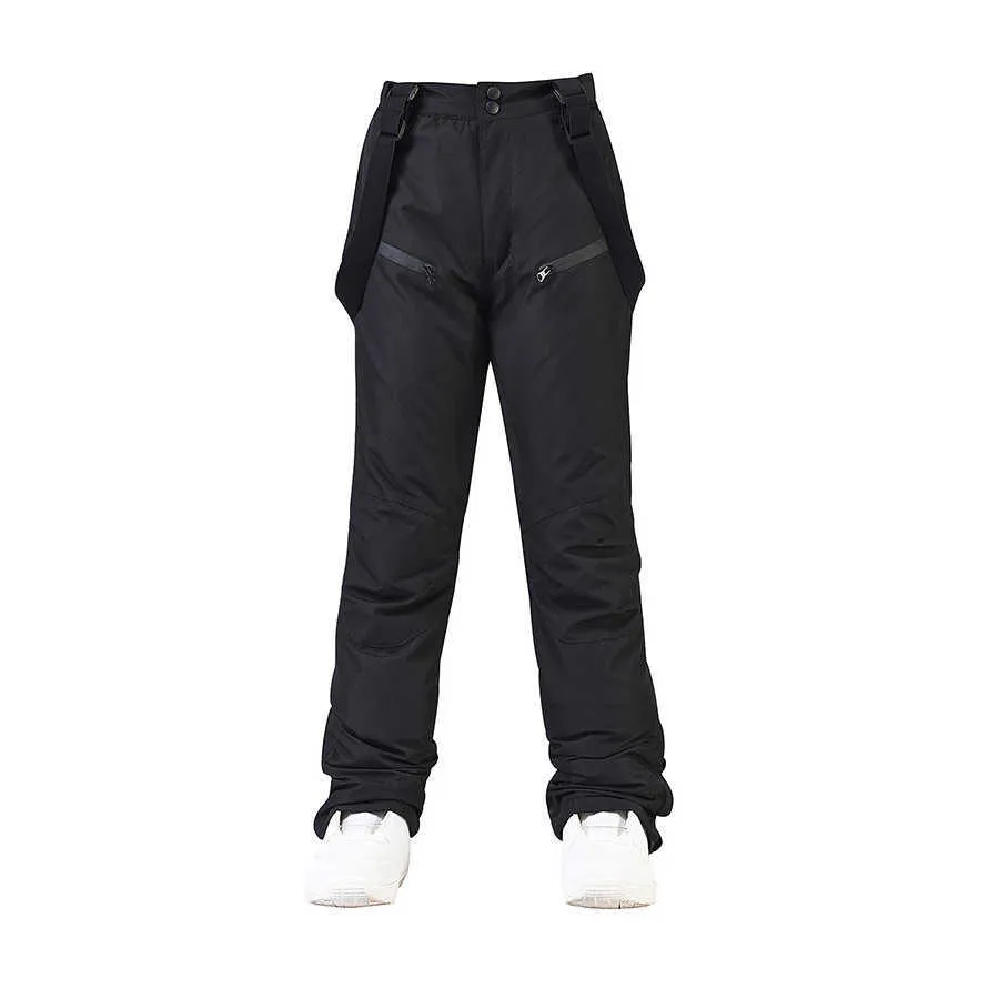 Skidåkning Bib Pants Winter Ski Women Outdoor Högkvalitativ vindtät vattentät varm snöbandbyxor snowboard Bibbs SK012 L221025