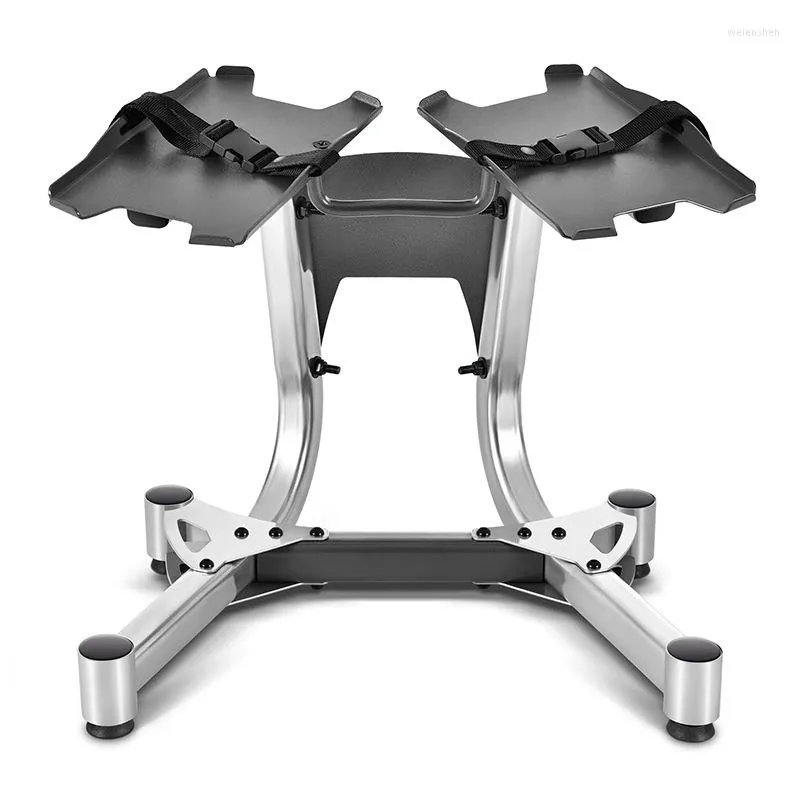 Dumbbells Dumbbell Stand For 552 1090 Bracket Holder Steel Plate Automatic Adjustment Weightlifting Frame Fitness Rack266s