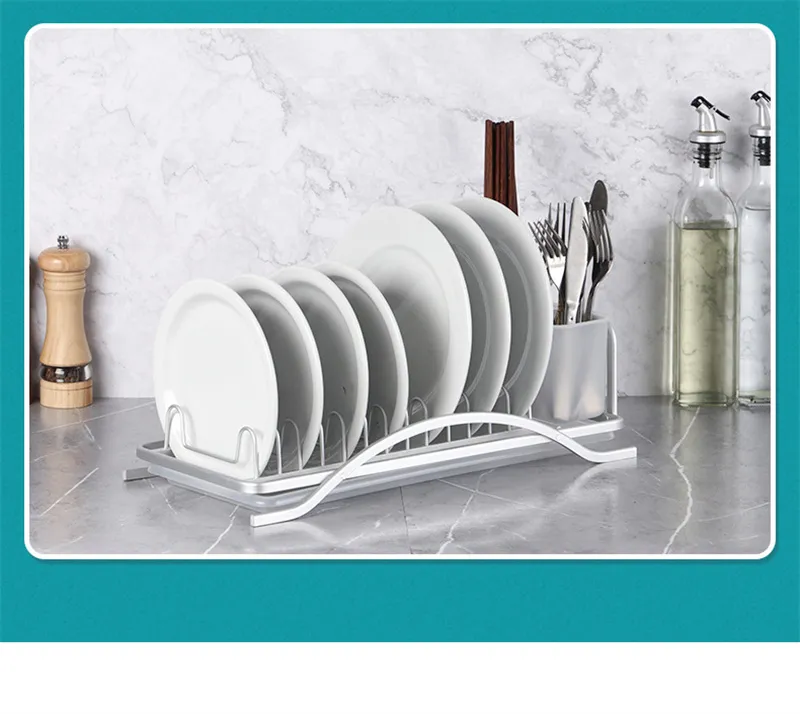 Rust Proof Aluminum Plate Rack For Kitchen Dish Best Chopsticks Wirecutter Black And White Draining Rack From Esw house 37.04 DHgate.Com