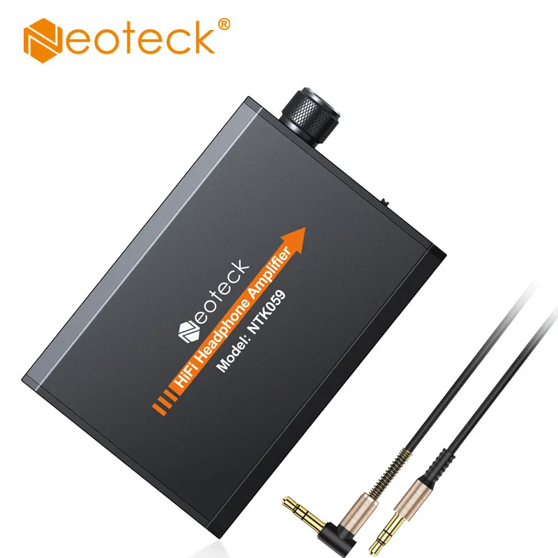 Audiokabels Connectoren Neoteck Amplfiers hoofdtelefoon oortelefoonversterker draagbare aux in poort voor telefoon Android Music Player amp met 3,5 mm Jack Cable 221025