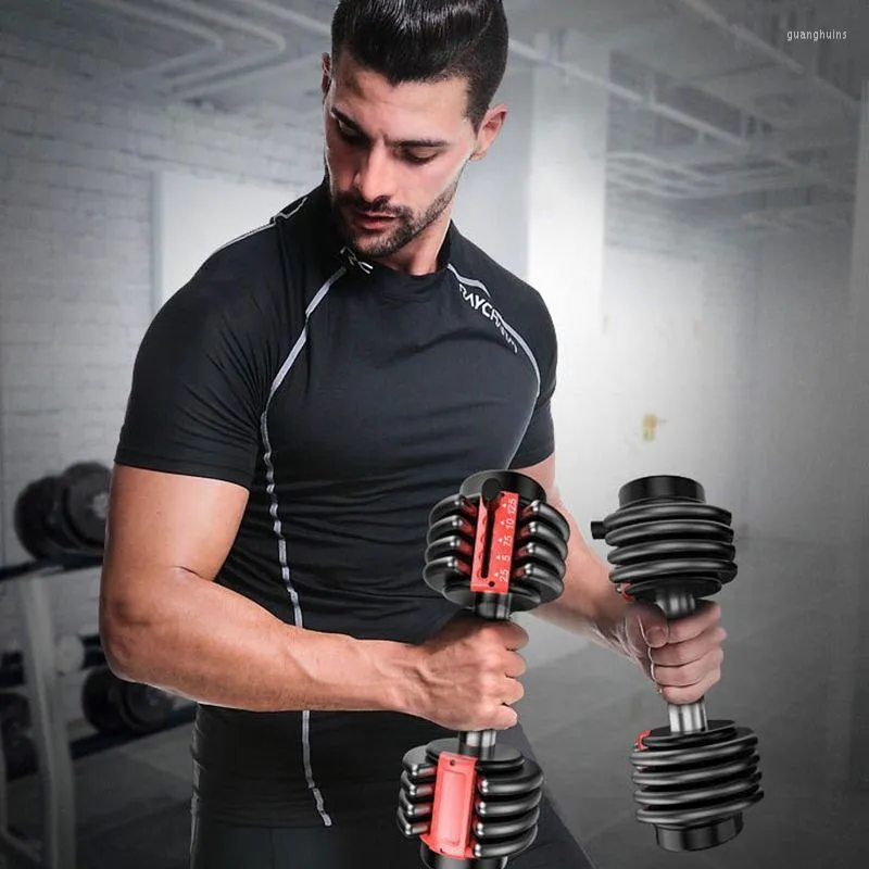 Dumbbells Home Men Verstelbare workoutarm spiertraining sportfitnessapparatuur magnetische halter