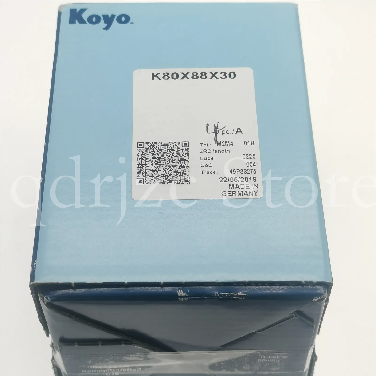 KOYO-Käfig mit Nadellagerbaugruppe K80X88X30 KT808830C3