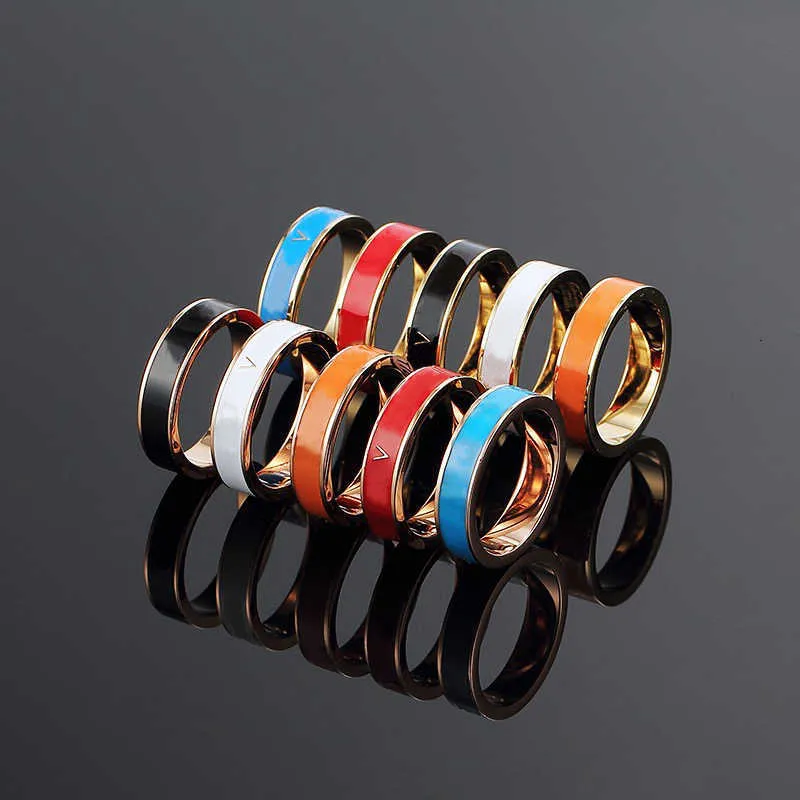 Band Rings High-quality designer ring fashionable jewelry luxurious and simple men's rings and ladies' gifts