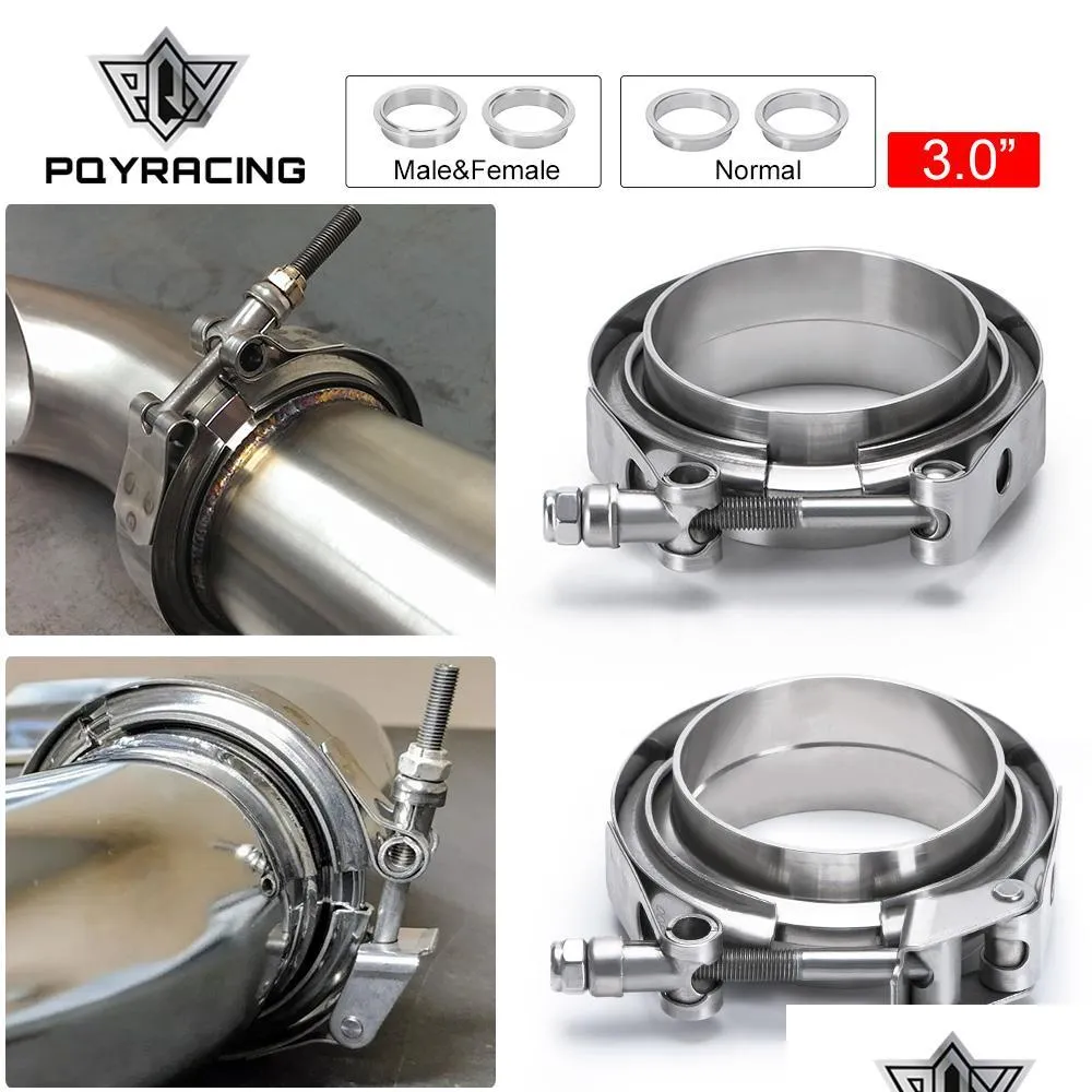 Hanger Clamp Flanges Pqy 3 Sus 304 Steel Stainless Exhaust V Band Clamp