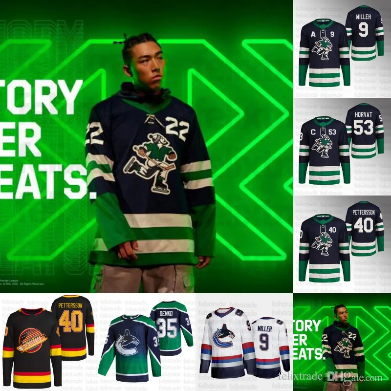 Micheal Ferland Canucks 2022 23 Reverse Retro Jersey Tanner
